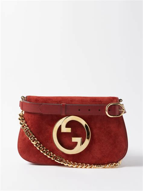 gucci blondie suede|Gucci blondie small shoulder bag.